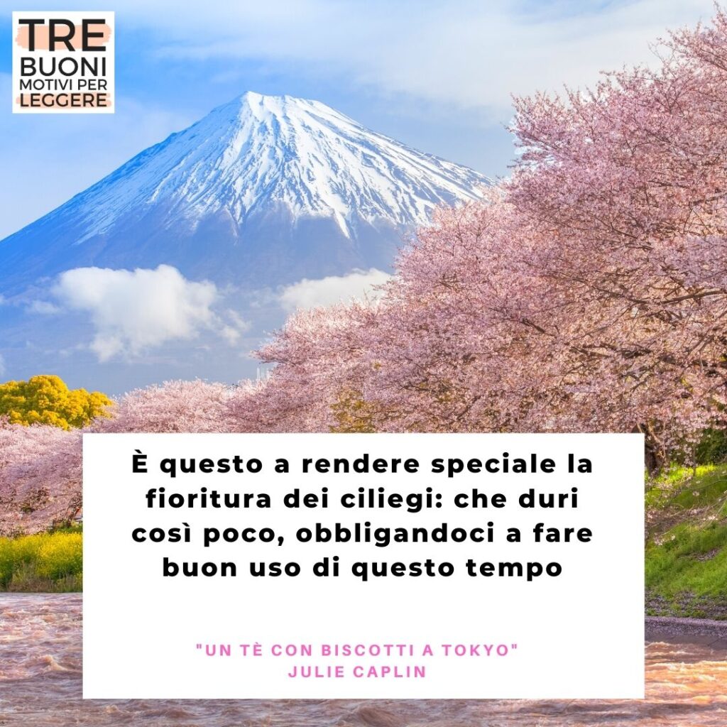 Recensione, frase e trama di Un tè con biscotti a Tokyo di Julie Caplin